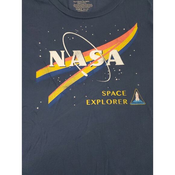 Fifth Sun T-Shirt Unisex Multicolor Size Large Polyester Blend Nasa Short Sleeve - Picture 7 of 12
